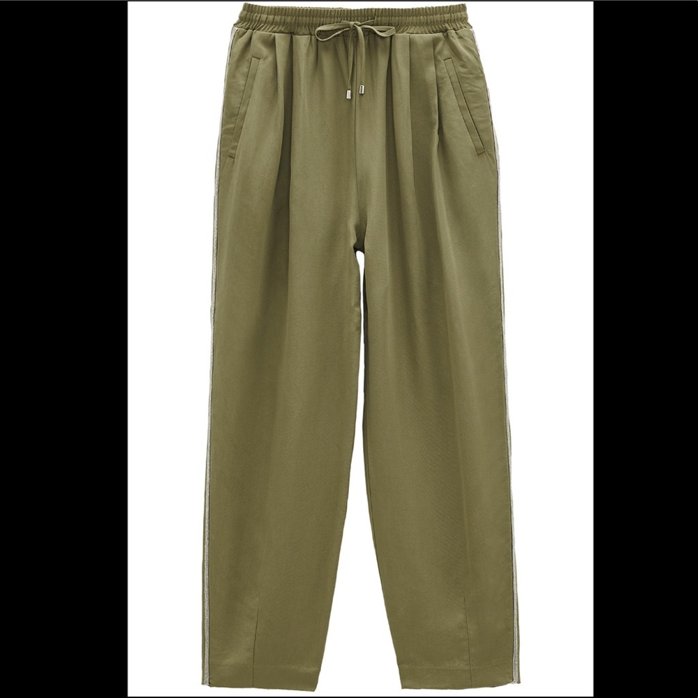 NWT ZARA JOGGING PANTS WITH SIDE STRIPE SIZE XS